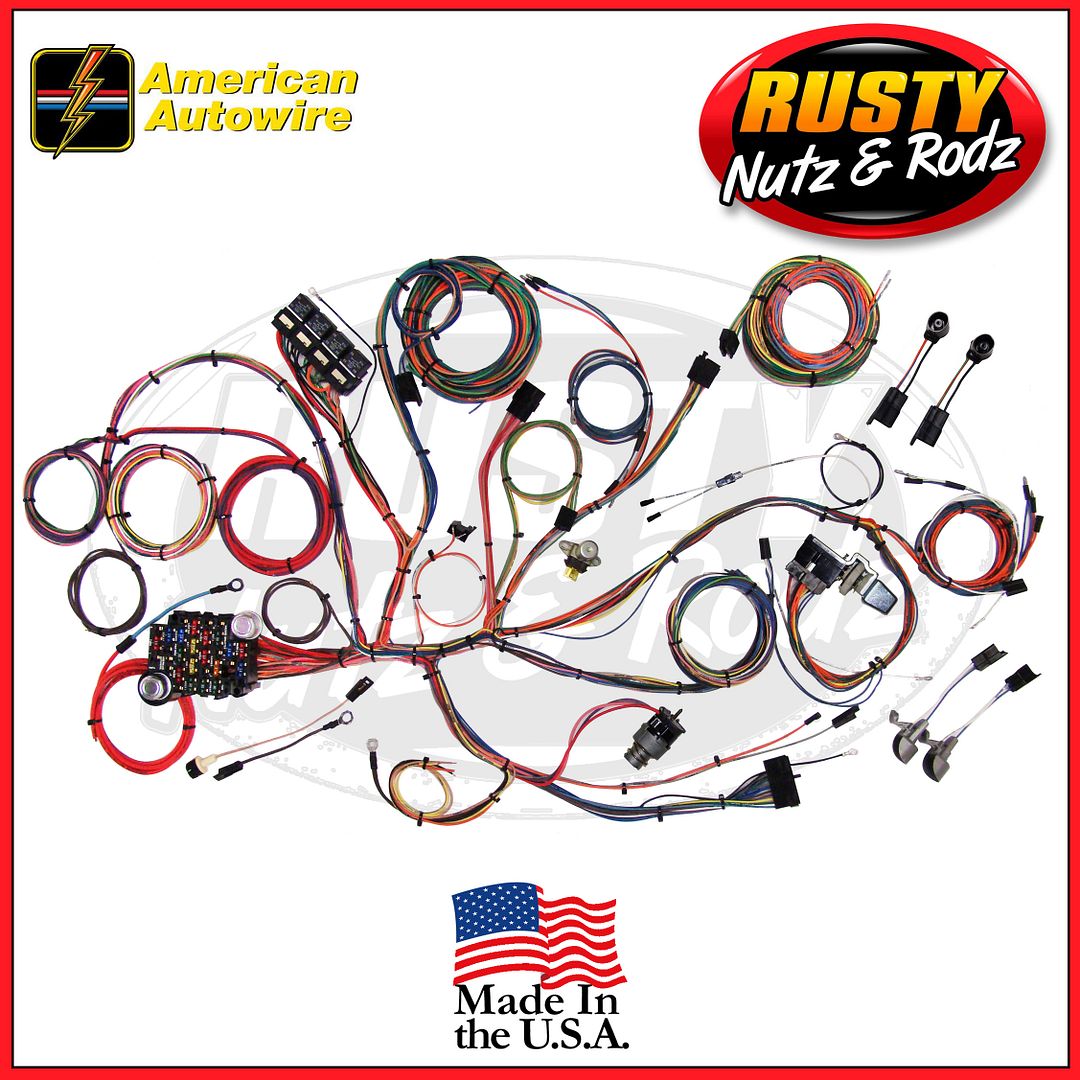 American Autowire Classic Update Series Wiring Kit 64 66 Ford Mustang Ebay 3933